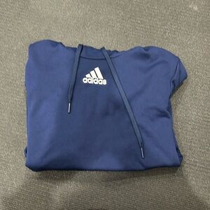 Blue adidas hoodie
